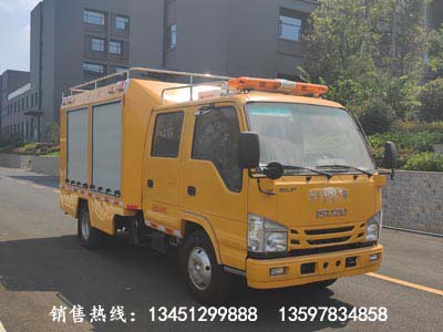 庆铃双排五开门救险车